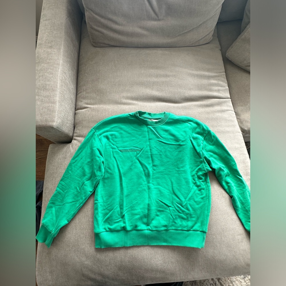 PANGAIA - SWEATSHIRT - MARINE GREEN - SMALL